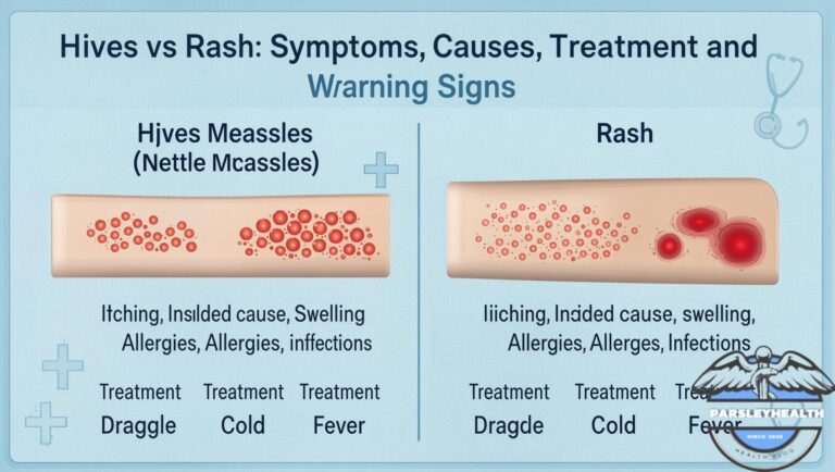 Hives vs Rash: Symptoms, Causes, Treatment and Warning Signs