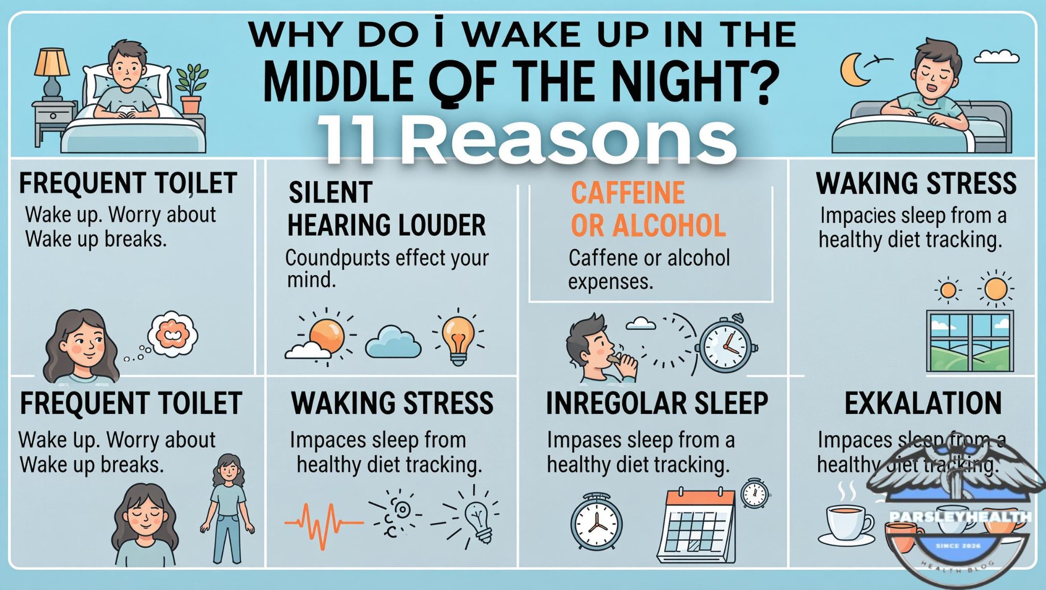Why Do I Wake Up In The Middle Of The Night? 11 Reasons