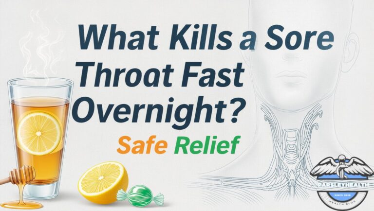 What Kills a Sore Throat Fast Overnight? Safe Relief